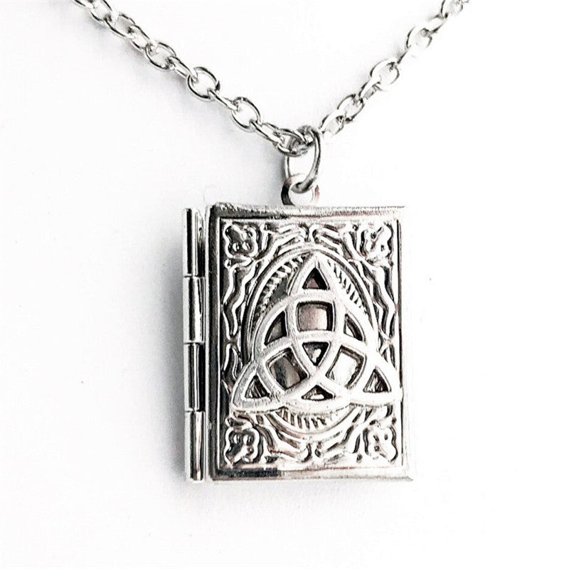 Wholesale book lock necklace, photo lock gift book pendant